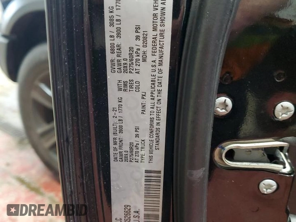 2021 Ram 1500 Warlock z VIN 1C6RR7GGXMS526629, wystawiony jako Copart lot #57223795 z przebiegiem 26 475 mil mil oraz Szkoda całkowita • Salvage title. Historia ofert i sprzedaży dostępna na DreamBid. Obrazek 12.