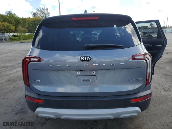 2020 Kia Telluride LX with VIN 5XYP2DHC0LG045727, listed as a Copart auction lot 44237055 with NaN miles and Salvage Title. Bid and sale history available at carsss.com. Image 6.