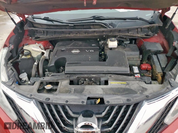 2018 Nissan Murano SV z VIN 5N1AZ2MG2JN188209, wystawiony jako Copart lot #51116065 z przebiegiem 104 015 mil mil oraz Szkoda całkowita • Salvage title. Historia ofert i sprzedaży dostępna na DreamBid. Obrazek 12.