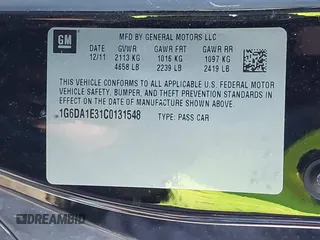 2012 Cadillac CTS with VIN 1G6DA1E31C0131548, listed as a IAAI auction lot 41459004 with 142,401 mi miles and . Bid and sale history available at DreamBid. Image 9.