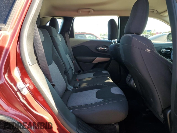 2017 Jeep Cherokee Sport with VIN 1C4PJMAS2HD217704, listed as a Copart auction lot 62503524 with 60,194 mi miles and Salvage Title. Bid and sale history available at carsss.com. Image 12.