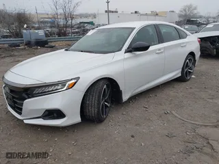 2022 Honda Accord Sedan Sport SE with VIN 1HGCV1F47NA098249, listed as a IAAI auction lot 41239513 with 93,504 mi miles. Bid and sale history available at carsss.com. Image 16.