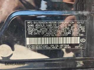2013 Lexus GS 350 z VIN JTHCE1BL9D5013137, wystawiony jako Copart lot #60507935 z przebiegiem 110 814 mil mil oraz Szkoda całkowita • Salvage title. Historia ofert i sprzedaży dostępna na DreamBid. Obrazek 12.