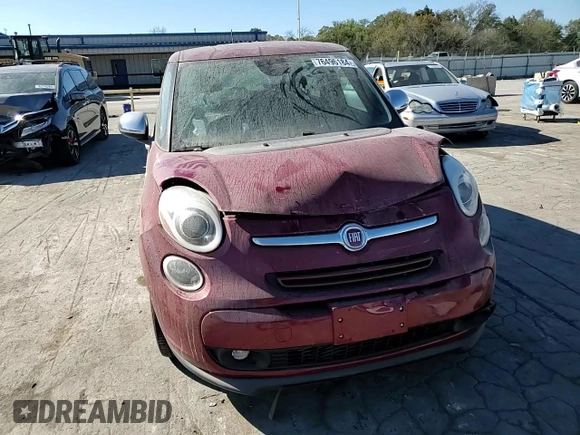 2014 FIAT 500L Lounge with VIN ZFBCFACH1EZ023196, listed as a Copart auction lot 76496184 with 72,530 mi miles and Clean Title. Bid and sale history available at carsss.com. Image 10.