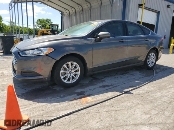 2016 Ford Fusion S with VIN 3FA6P0G74GR110123, listed as a Copart auction lot 58322455 with 22,358 mi miles and Salvage title. Bid and sale history available at DreamBid. Image 1.