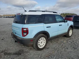 2024 Ford Bronco Sport Heritage with VIN 3FMCR9G69RRF40280, listed as a Copart auction lot 48956825 with 5,654 mi miles and Salvage title. Bid and sale history available at DreamBid. Image 3.