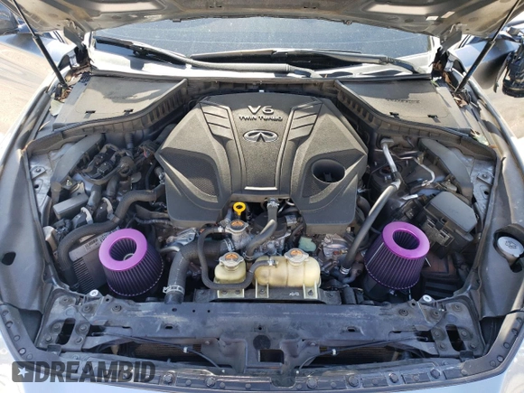 2020 Infiniti Q50 Pure with VIN JN1EV7AP5LM200190, listed as a Copart auction lot 48385695 with 47,861 mi miles and Salvage Title. Bid and sale history available at carsss.com. Image 12.