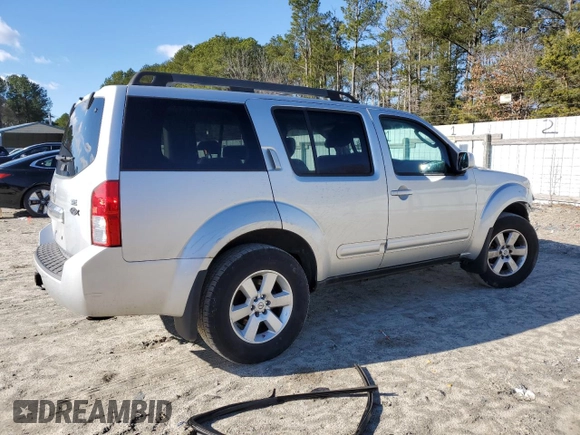2010 Nissan Pathfinder LE with VIN 5N1AR1NB2AC623691, listed as a Copart auction lot 44984145 with 260,791 mi miles and Salvage title. Bid and sale history available at DreamBid. Image 3.