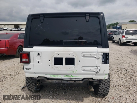 2021 Jeep Wrangler Unlimited Sport S с VIN 1C4HJXDN8MW678979, выставлен на аукционе Copart как лот 57180015 с пробегом 43 335 миль миль и Списание • Salvage title. История ставок и продаж доступна на DreamBid. Изображение 6.