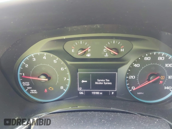 2018 Chevrolet Equinox LT with VIN 2GNAXJEV1J6120187, listed as a IAAI auction lot 41971411 with 115,180 mi miles. Bid and sale history available at carsss.com. Image 7.