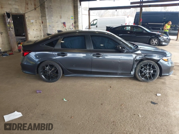 2025 Honda Civic Sport with VIN 2HGFE2F57SH524448, listed as a IAAI auction lot 42051024 with 23,270 mi miles and . Bid and sale history available at DreamBid. Image 13.