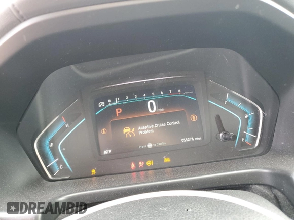 2022 Honda Odyssey EX-L with VIN 5FNRL6H74NB036835, listed as a Copart auction lot 50445655 with 55,276 mi miles and Salvage Title. Bid and sale history available at DreamBid. Image 9.
