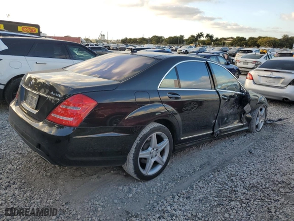 2010 Mercedes-Benz S-Class S 550 with VIN WDDNG8GB9AA351613, listed as a Copart auction lot 43419455 with NaN miles and Salvage Title. Bid and sale history available at carsss.com. Image 3.