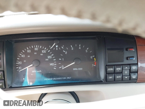 1994 Cadillac Eldorado ESC z VIN 1G6EL12Y4RU604343, wystawiony jako IAAI lot #42221885 z przebiegiem Nie podano mil oraz . Historia ofert i sprzedaży dostępna na DreamBid. Obrazek 7.