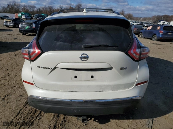 2017 Nissan Murano SV with VIN 5N1AZ2MG6HN125060, listed as a Copart auction lot 84016414 with 132,136 mi miles and Salvage Title. Bid and sale history available at carsss.com. Image 6.