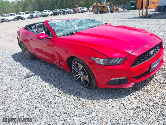 2017 Ford Mustang EcoBoost Premium with VIN 1FATP8UH0H5254626, listed as a IAAI auction lot 42001980 with 106,416 mi miles. Bid and sale history available at carsss.com. Image 1.