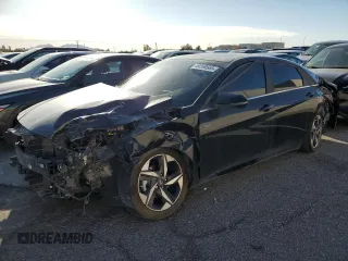 2023 Hyundai Elantra Limited z VIN KMHLN4AJXPU035981, wystawiony jako Copart lot #49268665 z przebiegiem Nie podano mil oraz Szkoda całkowita • Salvage title. Historia ofert i sprzedaży dostępna na DreamBid. Obrazek 1.