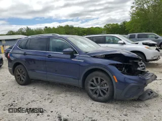 2022 Volkswagen Tiguan SE с VIN 3VV2B7AX3NM141626, выставлен на аукционе Copart как лот 57206285 с пробегом 70 293 миль миль и Списание • Salvage title. История ставок и продаж доступна на DreamBid. Изображение 4.