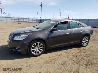 2013 Chevrolet Malibu LTZ with VIN 1G11H5SA7DF257748, listed as a Copart auction lot 48502155 with 187,475 mi miles and Clean Title. Bid and sale history available at carsss.com. Image 1.