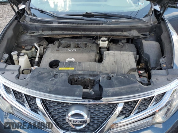 2012 Nissan Murano SL with VIN JN8AZ1MW1CW200695, listed as a Copart auction lot 71716334 with 170,638 mi miles and Salvage Title. Bid and sale history available at carsss.com. Image 12.