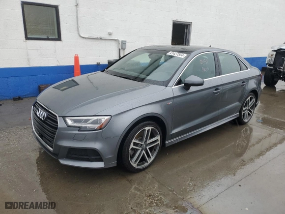 2019 Audi A3 Sedan Premium Plus with VIN WAUJEGFF5K1019762, listed as a Copart auction lot 41427554 with 45,135 mi miles. Bid and sale history available at carsss.com. Image 1.