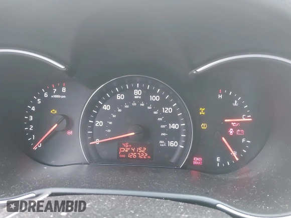 2015 Kia Sorento LX with VIN 5XYKTCA65FG632435, listed as a IAAI auction lot 41663787 with 126,722 mi miles. Bid and sale history available at carsss.com. Image 7.