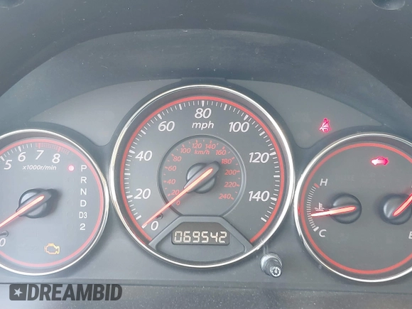 2005 Honda Civic Cpe LX with VIN 1HGEM22575L060752, listed as a IAAI auction lot 41688529 with 69,542 mi miles. Bid and sale history available at carsss.com. Image 7.
