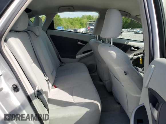 2011 Toyota Prius I with VIN JTDKN3DU1B0303199, listed as a Copart auction lot 53862545 with 172,914 mi miles and Salvage Title. Bid and sale history available at DreamBid. Image 10.