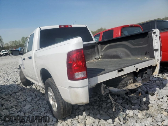 2018 Ram 1500 Tradesman with VIN 3C6RR6KT4JG157803, listed as a Copart auction lot 50487215 with 75,192 mi miles and Salvage title. Bid and sale history available at DreamBid. Image 2.