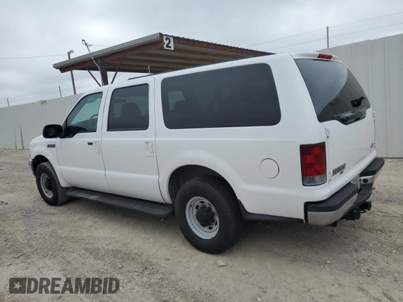 2002 Ford Excursion Special Serv z VIN 1FMNU40L62EB97141, wystawiony jako Copart lot #69656934 z przebiegiem 140 788 mil mil oraz Szkoda całkowita • Salvage title. Historia ofert i sprzedaży dostępna na DreamBid. Obrazek 2.