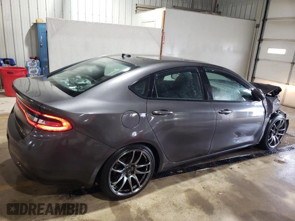 2015 Dodge Dart SXT z VIN 1C3CDFBB5FD182559, wystawiony jako Copart lot #57449505 z przebiegiem 84 595 mil mil oraz Szkoda całkowita • Salvage title. Historia ofert i sprzedaży dostępna na DreamBid. Obrazek 3.