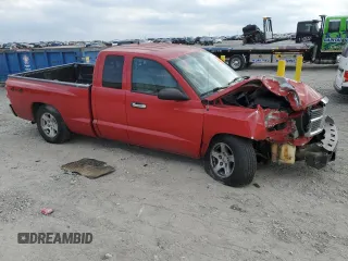 2006 Dodge Dakota SLT with VIN 1D7HW42N56S565283, listed as a Copart auction lot 77792994 with 272,398 mi miles and Salvage Title. Bid and sale history available at carsss.com. Image 4.