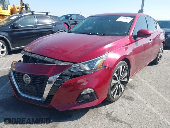 2019 Nissan Altima 2.5 Platinum with VIN 1N4BL4FV9KC100888, listed as a IAAI auction lot 41742079 with 88,212 mi miles. Bid and sale history available at carsss.com. Image 17.