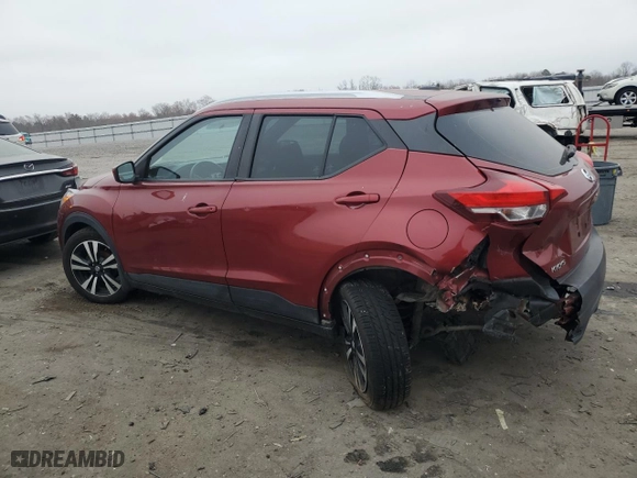 2018 Nissan Kicks SV with VIN 3N1CP5CU6JL542439, listed as a Copart auction lot 48777755 with 128,906 mi miles and Salvage Title. Bid and sale history available at carsss.com. Image 2.