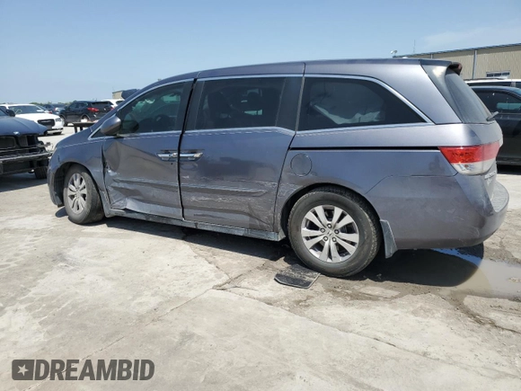 2016 Honda Odyssey EX-L with VIN 5FNRL5H63GB015091, listed as a Copart auction lot 53136355 with Not Provided miles and Salvage Title. Bid and sale history available at DreamBid. Image 2.