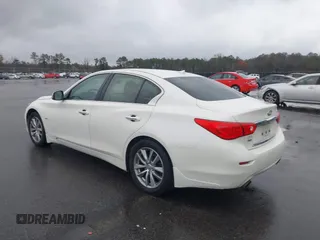 2017 Infiniti Q50 2.0t with VIN JN1CV7AR0HM681482, listed as a IAAI auction lot 41734242 with 228,838 mi miles. Bid and sale history available at carsss.com. Image 3.