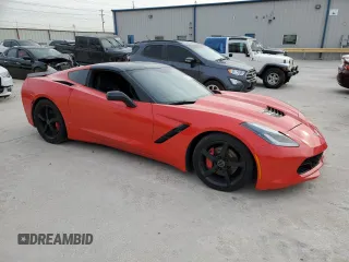 2014 Chevrolet Corvette 2LT with VIN 1G1YC2D72E5104781, listed as a Copart auction lot 48210175 with 72,653 mi miles and Salvage Title. Bid and sale history available at carsss.com. Image 4.
