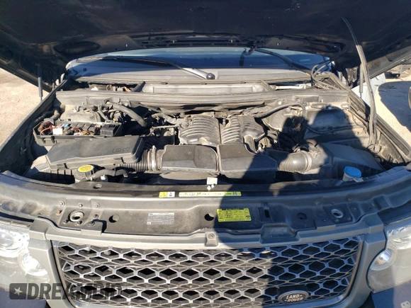 2011 Land Rover Range Rover HSE with VIN SALME1D40BA358243, listed as a Copart auction lot 46345975 with 185,095 mi miles and Salvage title. Bid and sale history available at DreamBid. Image 12.