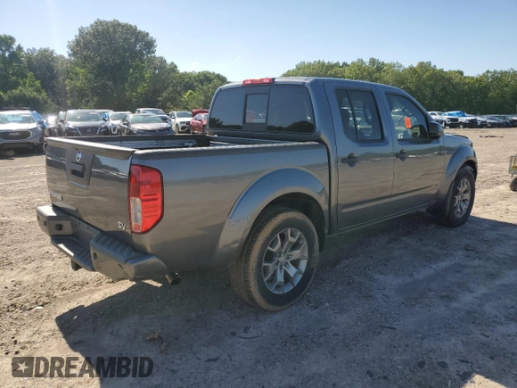 2020 Nissan Frontier SV with VIN 1N6ED0EAXLN705646, listed as a Copart auction lot 57971295 with 23,829 mi miles and Salvage title. Bid and sale history available at DreamBid. Image 3.