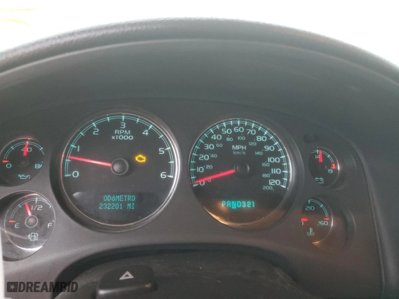 2007 Chevrolet Suburban LTZ with VIN 3GNFC16037G201984, listed as a Copart auction lot 50960355 with 232,201 mi miles and Salvage Title. Bid and sale history available at carsss.com. Image 9.
