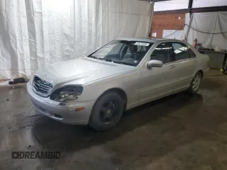 2001 Mercedes-Benz S 320/430/500 z VIN WDBNG70J71A150409, wystawiony jako Copart lot #59470595 z przebiegiem 230 871 mil mil oraz Szkoda całkowita • Salvage title. Historia ofert i sprzedaży dostępna na DreamBid. Obrazek 1.