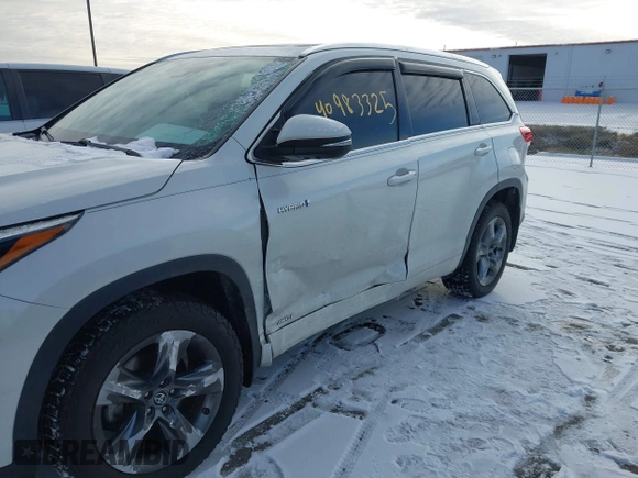 2018 Toyota Highlander Hybrid Limited z VIN 5TDDGRFH0JS041001, wystawiony jako IAAI lot #40983325 z przebiegiem 127 272 mil mil oraz . Historia ofert i sprzedaży dostępna na DreamBid. Obrazek 6.