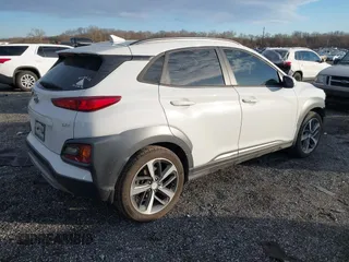 2019 Hyundai Kona Limited with VIN KM8K33A59KU371435, listed as a IAAI auction lot 41217772 with 72,454 mi miles. Bid and sale history available at carsss.com. Image 4.