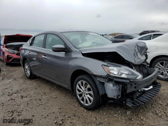 2019 Nissan Sentra SV with VIN 3N1AB7AP0KY279741, listed as a Copart auction lot 47864045 with 0 mi miles and Salvage Title. Bid and sale history available at carsss.com. Image 4.