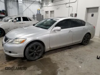 2008 Lexus GS 350 with VIN JTHCE96S180019419, listed as a Copart auction lot 46520555 with 341,707 mi miles and Clean Title. Bid and sale history available at carsss.com. Image 1.