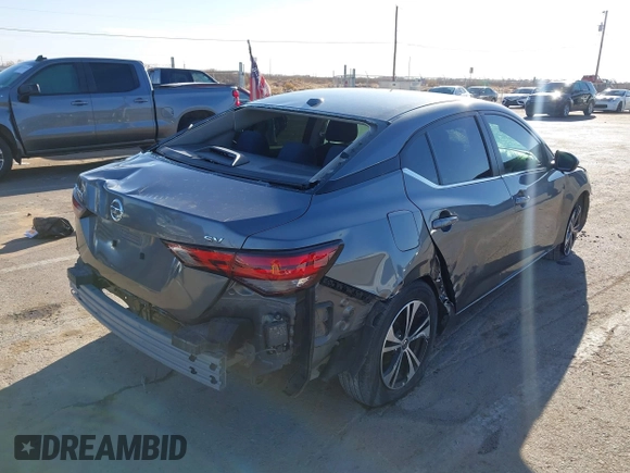2021 Nissan Sentra SV with VIN 3N1AB8CV1MY221464, listed as a IAAI auction lot 41668918 with 80,819 mi miles and . Bid and sale history available at DreamBid. Image 4.