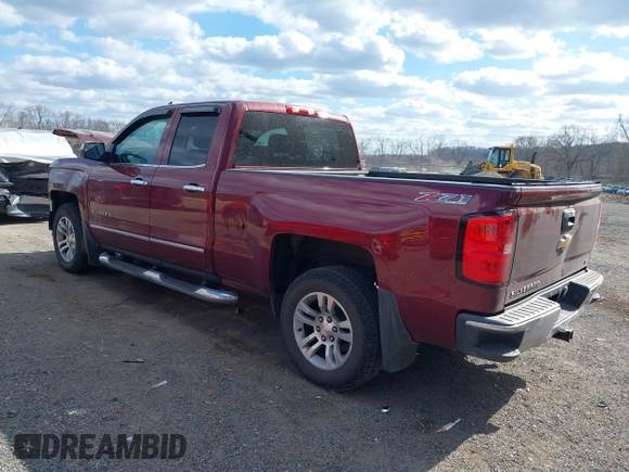 2015 Chevrolet Silverado 1500 LT with VIN 1GCVKREC5FZ155994, listed as a IAAI auction lot 41847261 with 1 mi miles. Bid and sale history available at carsss.com. Image 3.