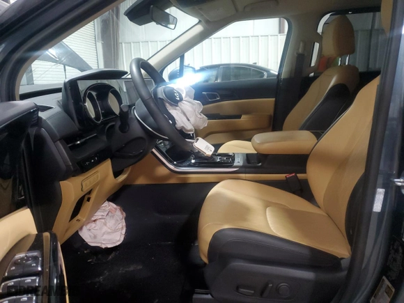 2024 Kia Carnival EX with VIN KNDNC5H34R6445165, listed as a Copart auction lot 49506815 with 15,426 mi miles and Salvage Title. Bid and sale history available at carsss.com. Image 7.