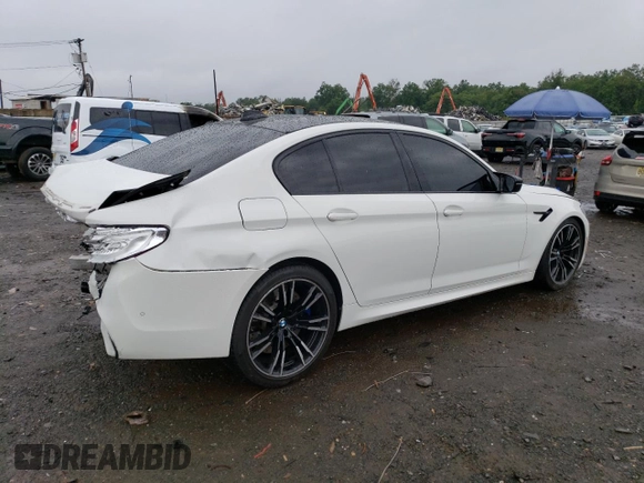 2019 BMW M5 Competition z VIN WBSJF0C54KB447781, wystawiony jako Copart lot #63513033 z przebiegiem 27 417 mil mil oraz Szkoda całkowita • Salvage title. Historia ofert i sprzedaży dostępna na DreamBid. Obrazek 3.