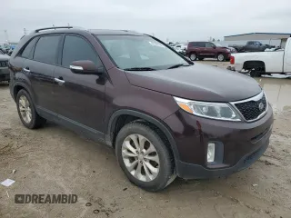 2014 Kia Sorento EX with VIN 5XYKU4A7XEG460347, listed as a Copart auction lot 46109705 with 156,546 mi miles and Clean Title. Bid and sale history available at carsss.com. Image 4.